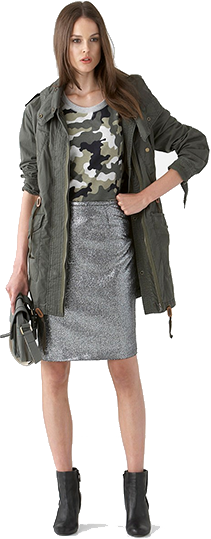 Trendy coat big size